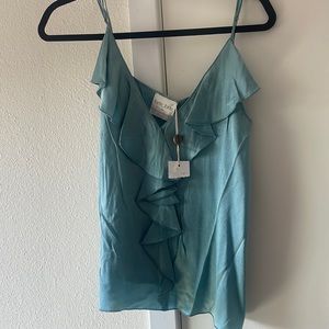 Silk camisole tank top